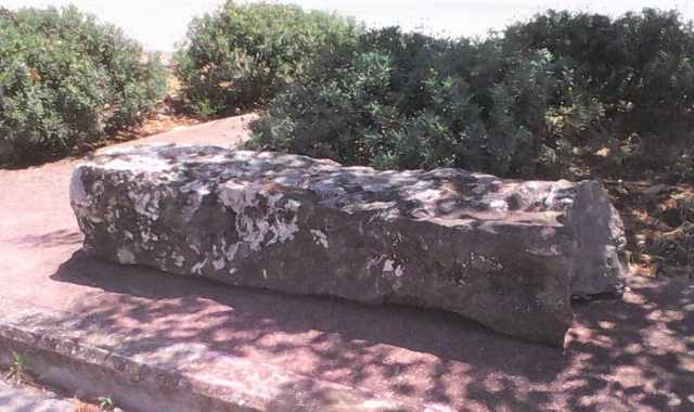 Terlizzi, nel parcheggio del mercato giace un menhir:  il "Guerriero" scomparso 13 anni fa